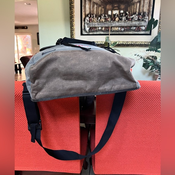 Timbuk2 Custom Prospect Laptop/ Messenger bag Like New waxed canvas - Picture 4 of 8